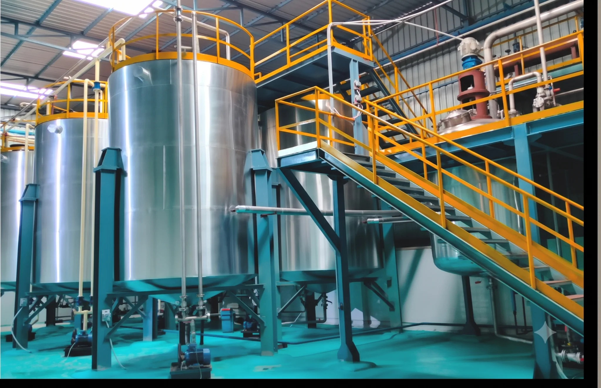 Processing tanks